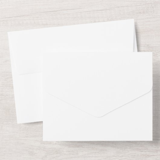 Santa Claus Visitekaartje Holiday Magic All In One Uitnodiging (Achterkant)