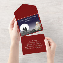 Santa Claus Visitekaartje Mailer