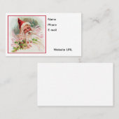 Santa Claus Visitekaartjes (Voorkant / Achterkant)