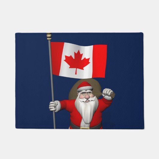Santa Claus Visiting Canada Deurmat (Voorkant)