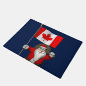 Santa Claus Visiting Canada Deurmat (Schuin)