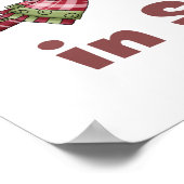 Santa Claus vliegen Poster (Hoek)