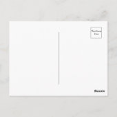 Santa Claus vliegt door een kerstcadeautje Briefkaart (Achterkant)