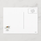 Santa Claus  Vrolijk Kerstfeest Briefkaart (Achterkant)