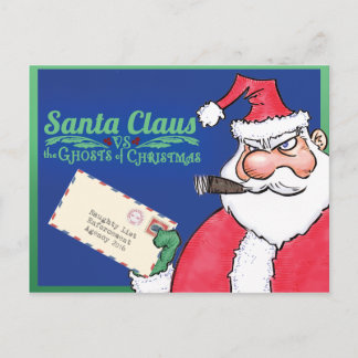 Santa Claus vs. de geesten van het Briefkaart