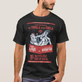 Santa Claus VS Krampus The Thrilla in Chilla C T-shirt (Voorkant)