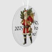 Santa Claus w/Sack of Toys 2025 Christmas Ornament (voorkant)