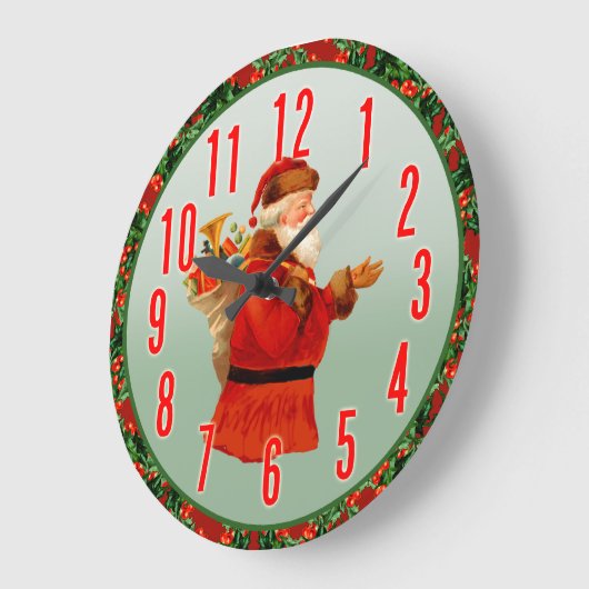 Santa Claus Wall klok (Hoek)