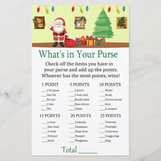 Santa Claus Wat zit er in je paardenspel (Voorkant)