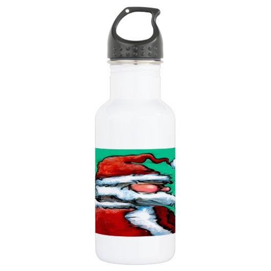Santa Claus Waterfles (Voorkant)