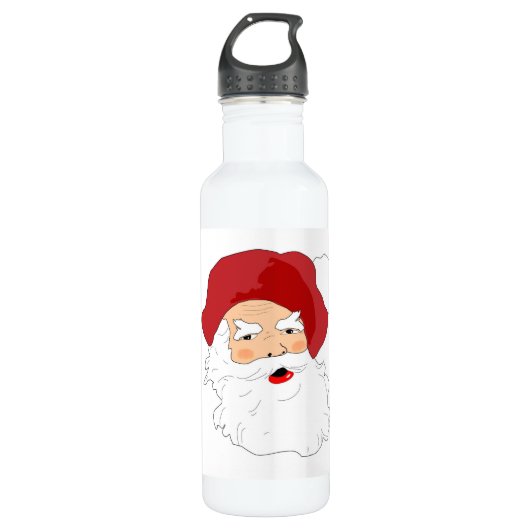 Santa Claus Waterfles (Voorkant)