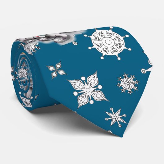 Santa Claus Weihnachtskrawatte  Stropdas (Opgerold)