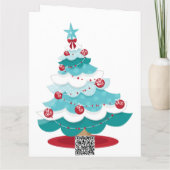 Santa Claus Wenskaart Kaart (Achterkant)