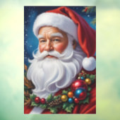 Santa Claus Window Cling Raamsticker (Vel 3)