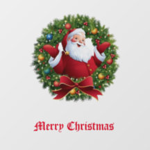 Santa Claus Window Cling