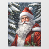 Santa Claus Window Cling Raamsticker (Vel)