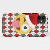 santa claus wink emoji Case-Mate iPhone case (Achterkant (horizontaal))