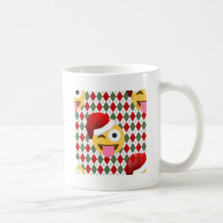 santa claus wink emoji koffiemok
