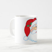 Santa Claus Winking Koffiemok (Voorkant links)