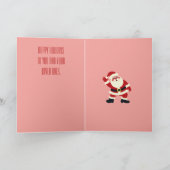 Santa Claus With His Hands On His Hips Being Jolly Kaart (Binnen)