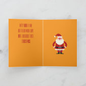 Santa Claus With His Hands On His Hips Being Jolly Kaart (Binnen)