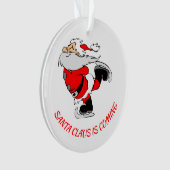 SANTA CLAUS WORDT GEpersonaliseerd Ornament (voorkant)