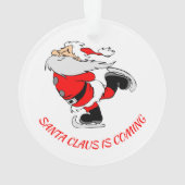 SANTA CLAUS WORDT GEpersonaliseerd Ornament (achterkant)