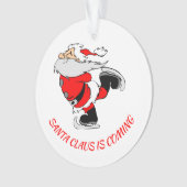SANTA CLAUS WORDT GEpersonaliseerd Ornament (voorkant)