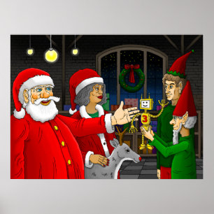 Santa Claus Workshop Poster