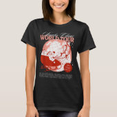 Santa Claus World Tour Christmas Xmas Holiday Paja T-shirt (Voorkant)