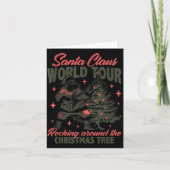 Santa Claus World Tour Rocking Around The Christma Kaart (Voorkant)