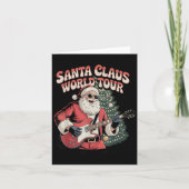 Santa Claus World Tour Rocking Around The Christma Kaart (Voorkant)