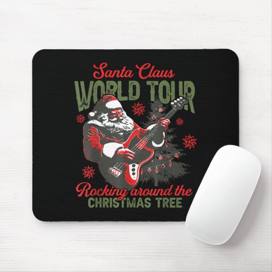 Santa Claus World Tour Rocking Around The Christma Muismat (Met muis)