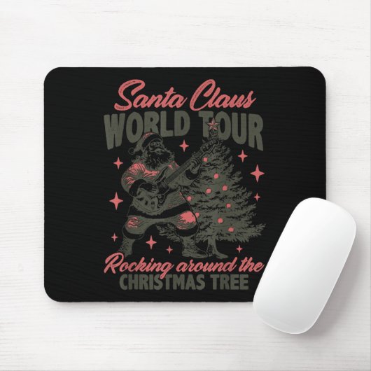 Santa Claus World Tour Rocking Around The Christma Muismat (Met muis)