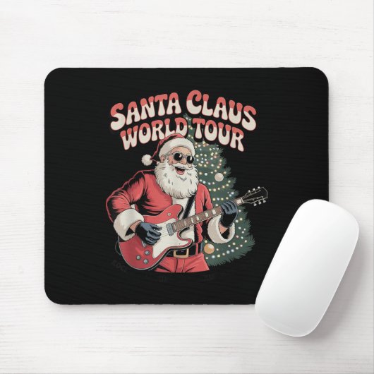 Santa Claus World Tour Rocking Around The Christma Muismat (Met muis)