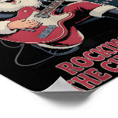 Santa Claus World Tour Rocking Around The Christma Poster (Hoek)