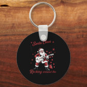 Santa Claus World Tour Rocking Around The Christma Sleutelhanger (Voorkant)