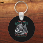 Santa Claus World Tour Rocking Around The Christma Sleutelhanger (Voorkant)