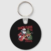 Santa Claus World Tour Rocking Around The Christma Sleutelhanger (Voorkant)