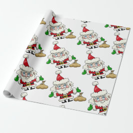 Santa Claus Wrapping Paper Cadeaupapier