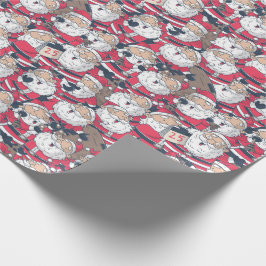 Santa Claus Wrapping Paper Cadeaupapier