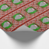 Santa Claus Wrapping Paper Cadeaupapier (Hoek)