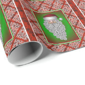 Santa Claus Wrapping Paper Cadeaupapier (Rol Hoek)
