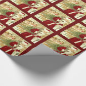 Santa Claus Wrapping Paper Cadeaupapier (Hoek)