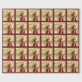 Santa Claus Wrapping Paper Cadeaupapier (Vlak)