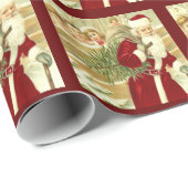 Santa Claus Wrapping Paper Cadeaupapier (Rol Hoek)
