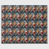 Santa Claus Wrapping Paper Cadeaupapier (Vlak)
