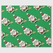 Santa Claus Wrapping Paper Cadeaupapier (Vlak)