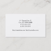 Santa Claus Wreath Visitekaartje (Achterkant)