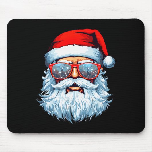 Santa Claus Xmas Merry Christmas Navidad Winter Ho Muismat (Voorkant)